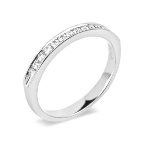 0.25 Carat TW Diamond Anniversary Ring in 14K White Gold