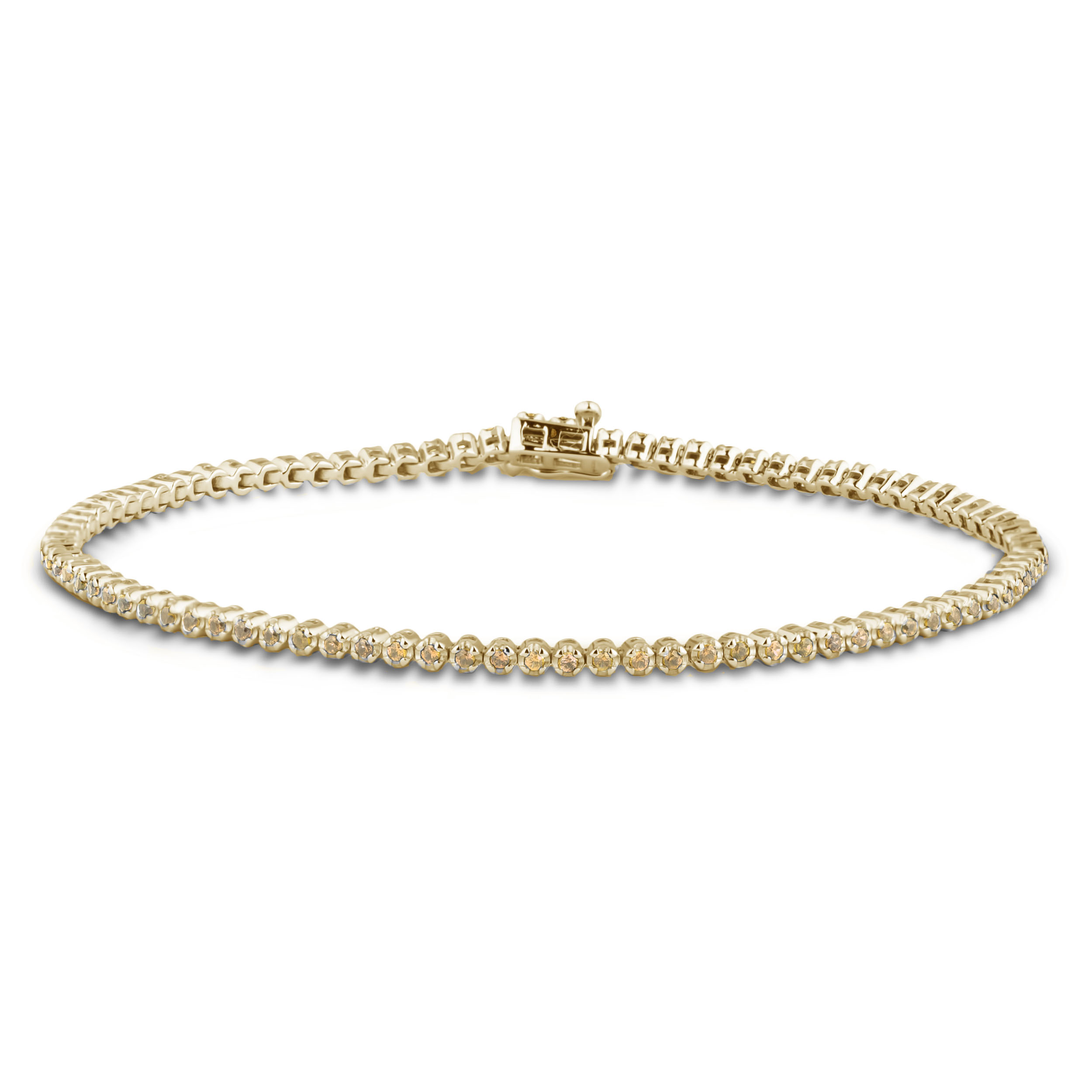 Yellow sapphire sales tennis bracelet