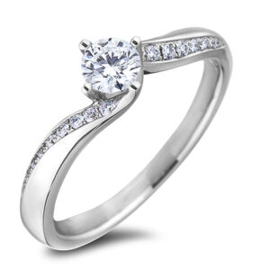 De Beers Forevermark 0.30 Carat Diamond Engagement Ring in 18K Gold