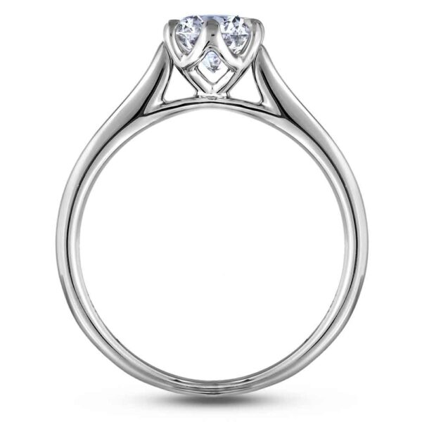 De Beers Forevermark 1.30 Carat Diamond Classic Solitaire Engagement Ring in 18K White Gold
