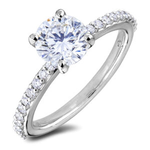 de Beers Forevermark .71ct Diamond Engagement Ring