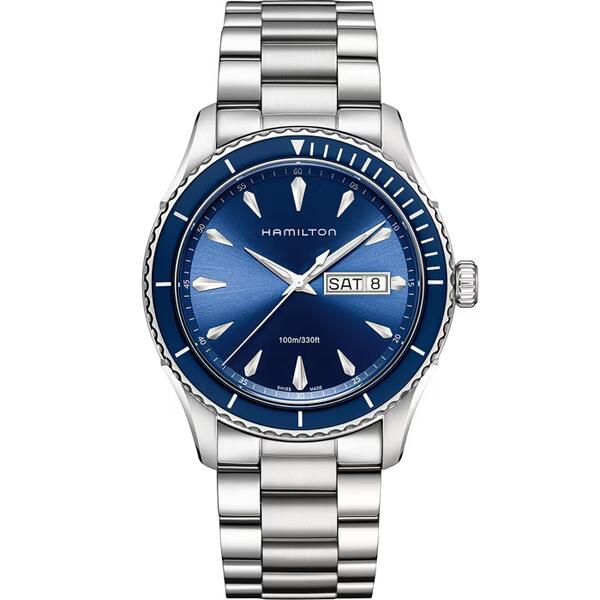 Hamilton Jazzmaster Seaview Day Date Quartz 42 mm H37551141
