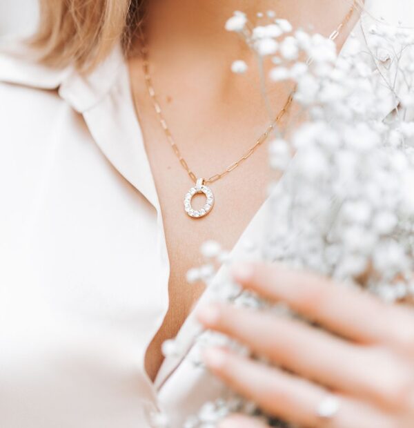 De Beers Forevermark Diamond Circle Necklace in 18K Gold