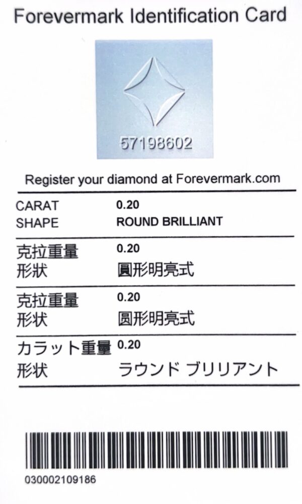 De Beers Forevermark Diamond Pear Shaped Pendant In 18K White Gold