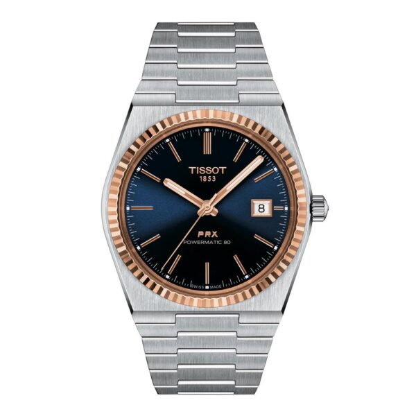 Tissot PRX Powermatic 80 Gold Bezel T9314074104100