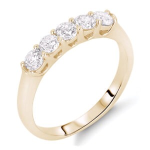 De Beers Forevermark Diamonds 5-Stone Anniversary Ring In 18K Yellow Gold