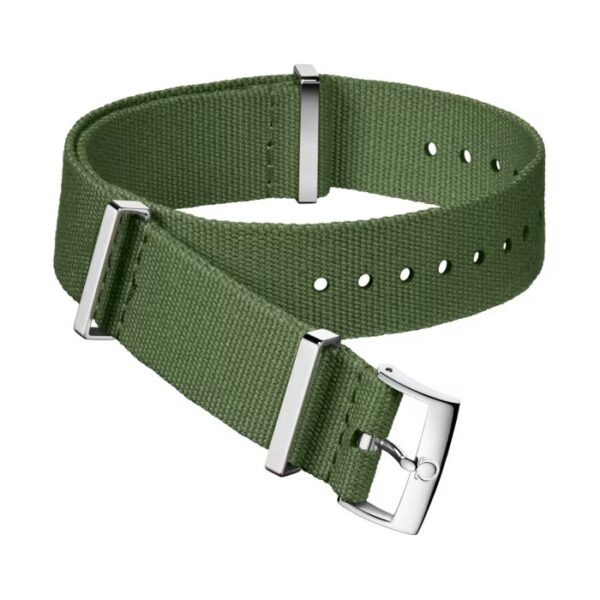 OMEGA - MILITARY GREEN POLYESTER STRAP