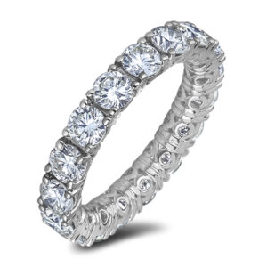 Canadian Diamond Eternity Ring in 14K White Gold