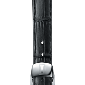 Tissot official black leather strap lugs 21 mm