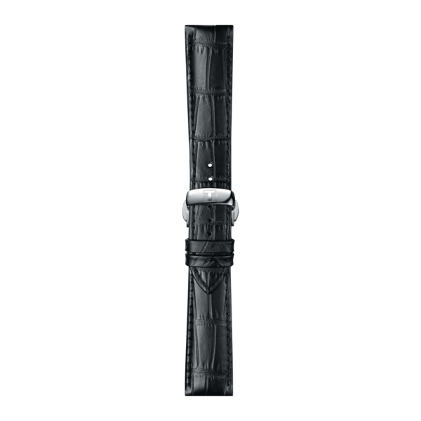 Tissot official black leather strap lugs 21 mm - Image 3