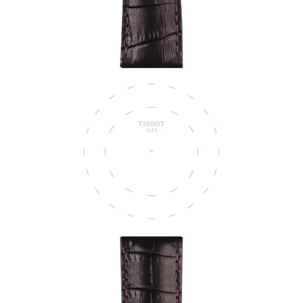 Tissot official brown leather strap lugs 22 mm - Image 2