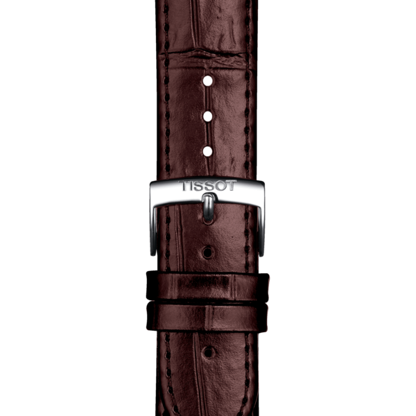 Tissot official brown leather strap lugs 20 mm