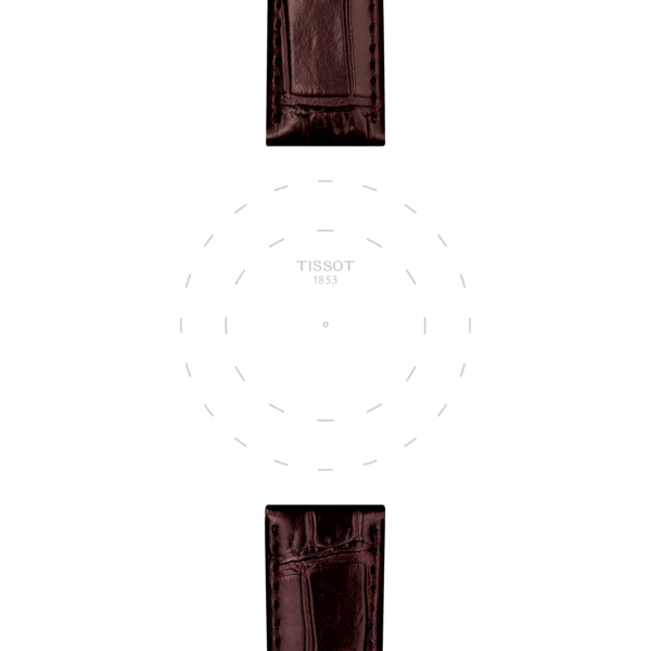 Tissot official brown leather strap lugs 20 mm - Image 2