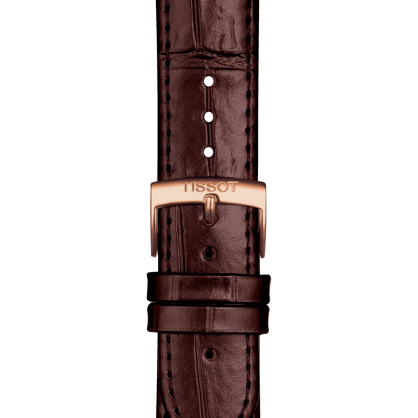 Tissot official brown leather strap lugs 20 mm