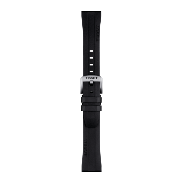 Tissot Official black rubber strap 20 mm - Image 2