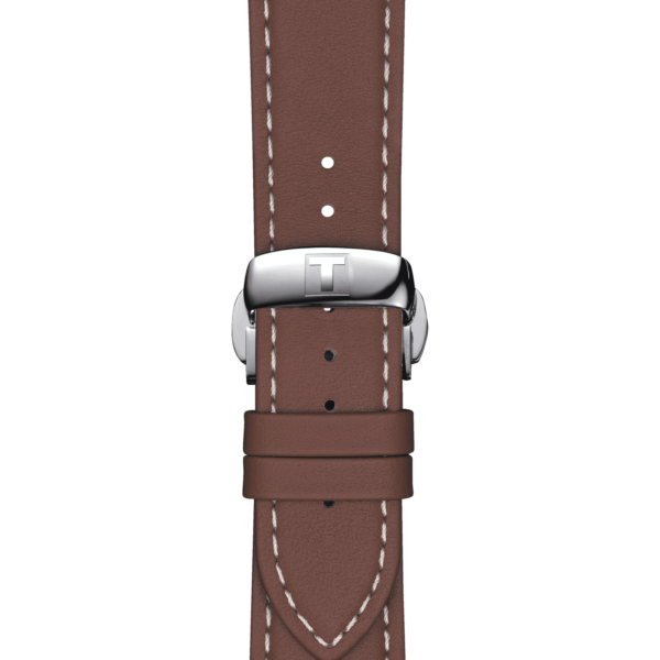 Tissot official brown leather strap lugs 21 mm