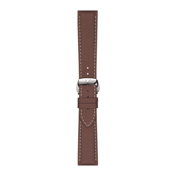 Tissot official brown leather strap lugs 21 mm - Image 3