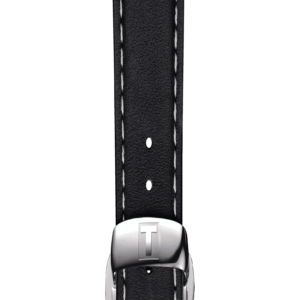 Tissot official black leather strap lugs 21 mm