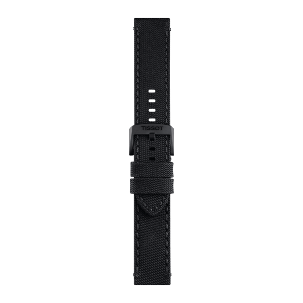 Tissot official black fabric strap lugs 22 mm - Image 3