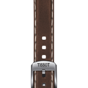 Tissot official brown leather strap lugs 22 mm