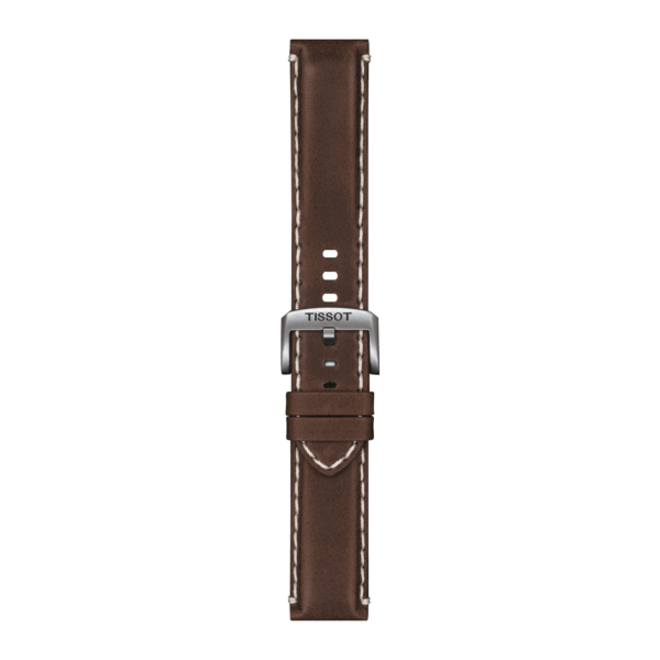 Tissot official brown leather strap lugs 22 mm - Image 3