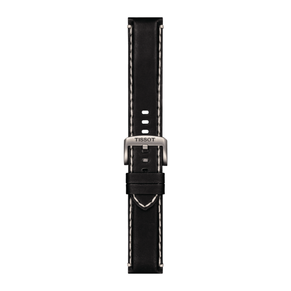 Tissot official black leather strap lugs 22 mm - Image 3