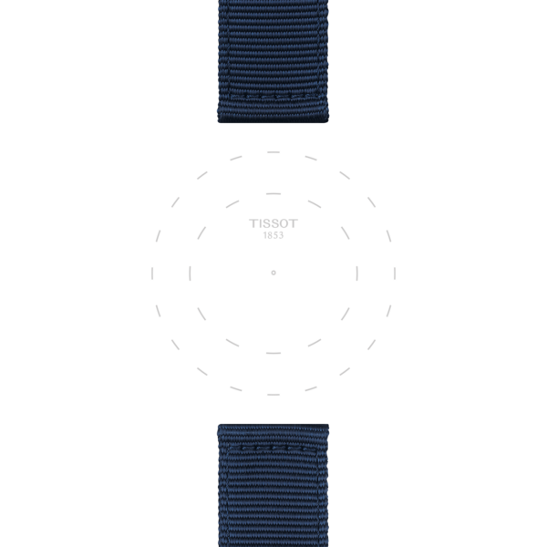 Tissot official blue fabric strap lugs 22 mm - Image 2