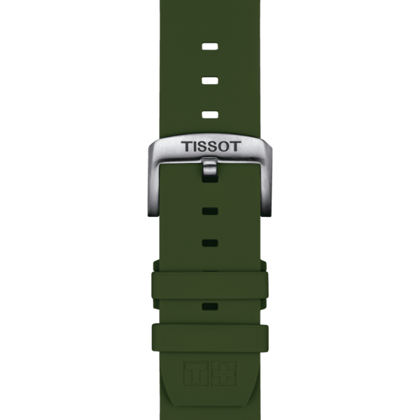 Tissot official kaki silicone strap lugs 22 mm