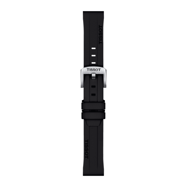 Tissot official black silicone strap lugs 18 mm - Image 3