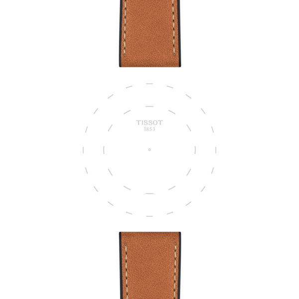 Tissot official brown leather strap lugs 23 mm - Image 2