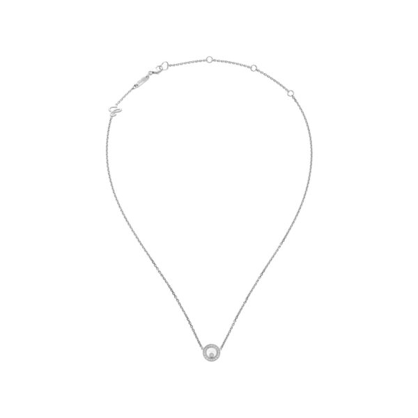 CHOPARD Happy Diamonds Icons Necklace, Ethical White Gold, Diamonds 81A017-1201