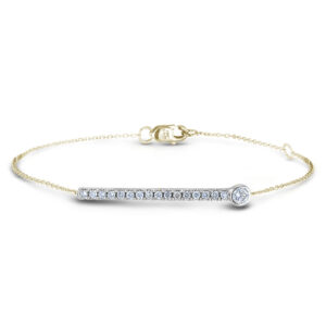 De Beers Forevermark Diamond Chain Bracelet In 18K Yellow Gold