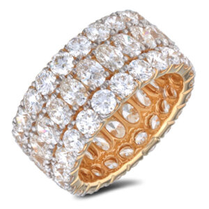 De Beers Forevermark Diamonds Eternity Statement Ring in 18K Yellow Gold