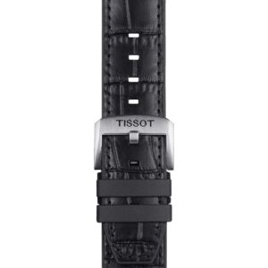 Tissot Official Black Rubber And Leather Parts Strap Lugs 22 MM T852.046.761