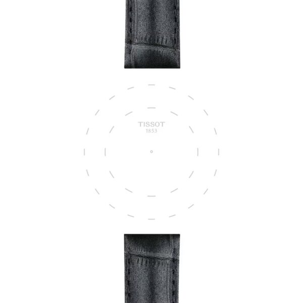 Tissot Official Grey Leather Strap Lugs 16 MM T852.047.924