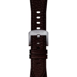 Tissot Official Brown PRX 40Mm Leather Strap With Steel Endpiece T852.049.164