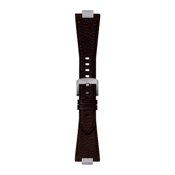 Tissot Official Brown PRX 40Mm Leather Strap With Steel Endpiece T852.049.164