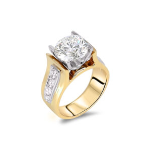 De Beers Forevermark Diamond Engagement Ring in 18K Yellow Gold | 2.20 Carat