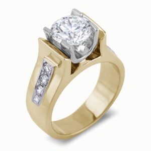 De Beers Forevermark Diamond Engagement Ring in 18K Yellow Gold | 1.60 Carat