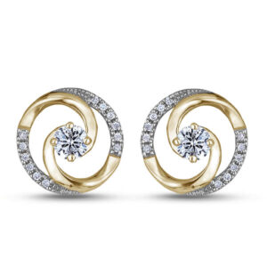 De Beers Forevermark Diamond Center Of My Universe Stud Earrings in 18K Yellow Gold