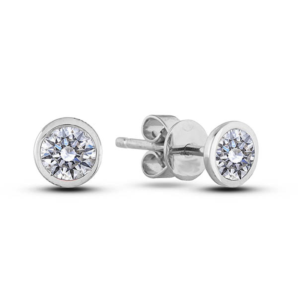 White diamond earring hotsell