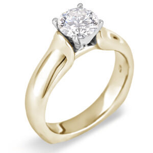 De Beers Forevermark Diamond Solitaire Engagement Ring in 18K Gold | 1.30 Carat