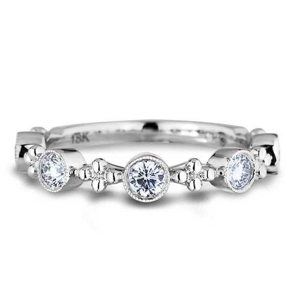 De Beers Forevermark Tribute Collection Stackable Diamond Ring