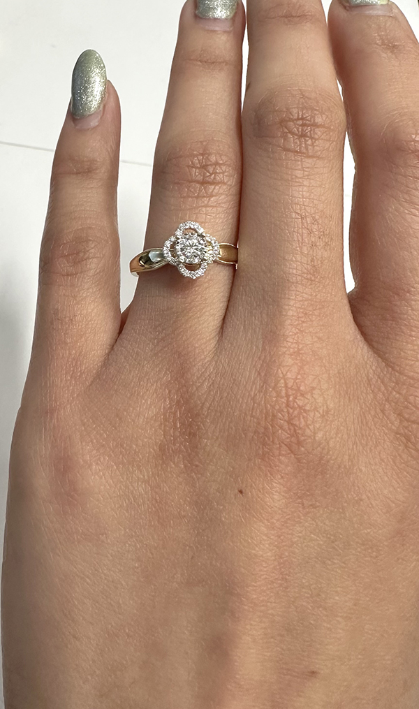 Miracle Setting De Beers Forevermark Diamond Engagement Ring
