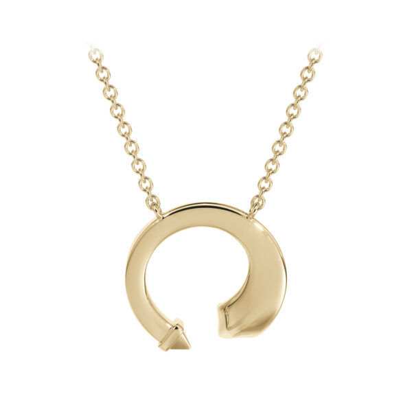 De Beers Forevermark Diamond Circle Necklace in 18K Yellow Gold