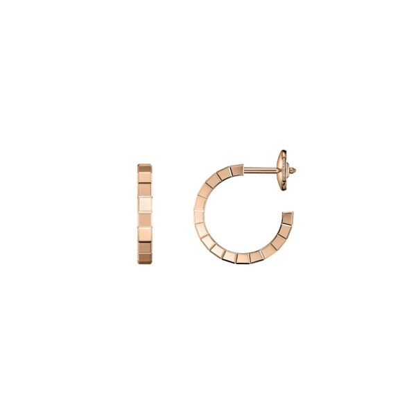 CHOPARD Ice Cube Earrings, Ethical Rose Gold 837702-5006