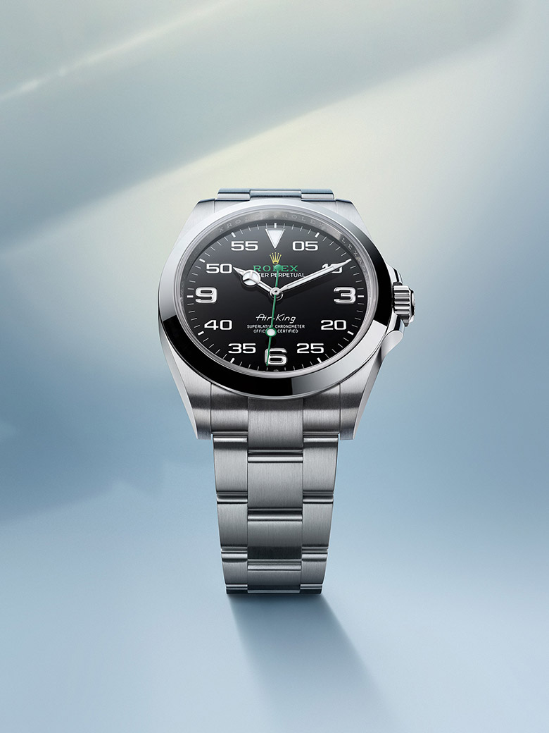rolex new watches 2024 air king m126900 0001 2210jva 001 portrait