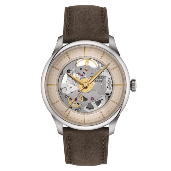 Tissot Chemin Des Tourelles Skeleton 39 mm T139.836.16.261.00