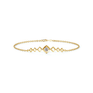De Beers Forevermark Diamond Icon Chain Bracelet In 18K Yellow Gold