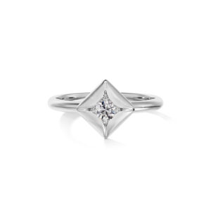 De Beers Forevermark Diamond Icon Ring in 18K White Gold
